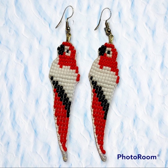 Other - Hand Made Parot Earrings